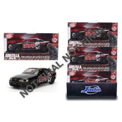 Godzilla Diecast Model 1:32 Nissan Skyline GT-R R33 Assortment (6)