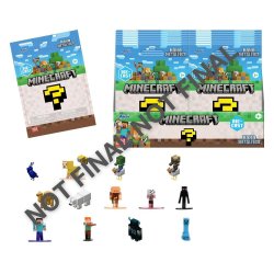 Minecraft Nano Metalfigs Mini Figures Blind Pack Display (24)