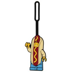 Euromic Lego bag tag Hotdogman
