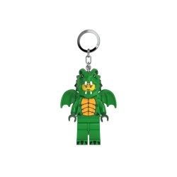 Lego Mini Figure Keychain Light Green Dragon Girl