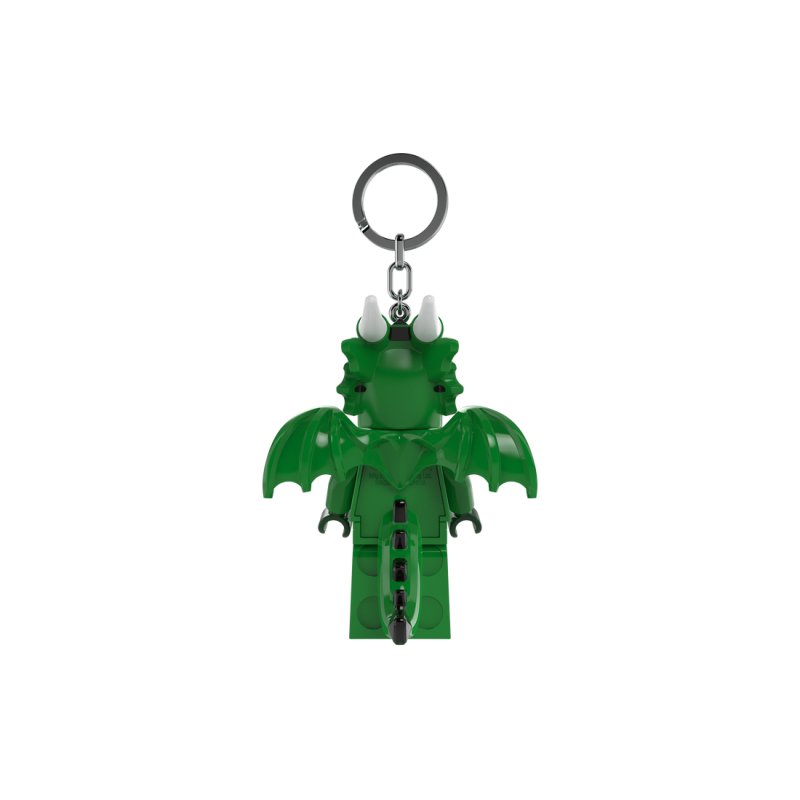 Lego Mini Figure Keychain Light Green Dragon Girl