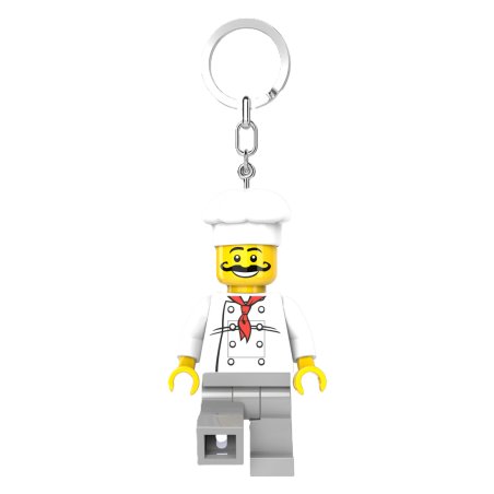Lego Mini Figure Light-Up Keychain Cook