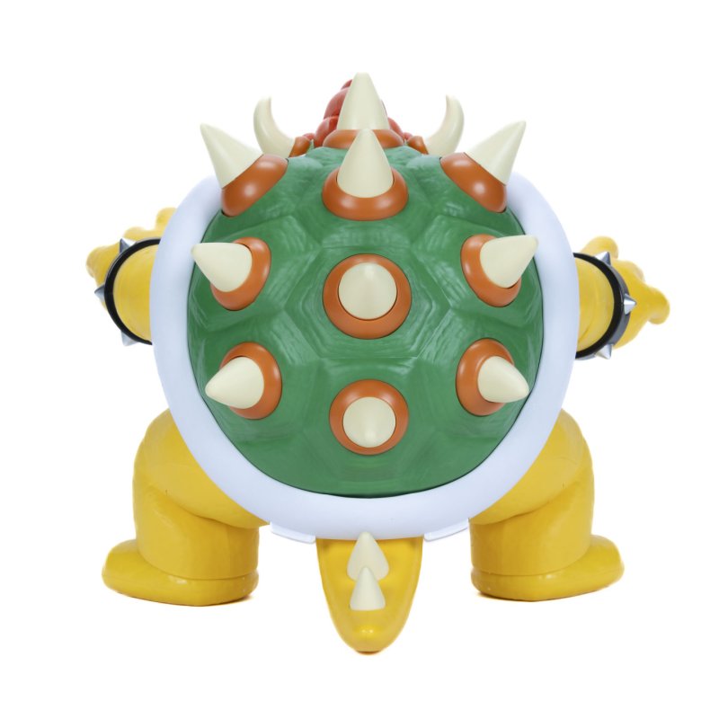 Super Mario Big Bad Bowser 12" / 30cm Feature Action Figure, Officially Licensed by , Interactive Figure, Light and
