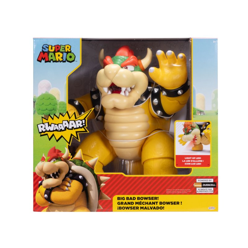 Super Mario Action Figure Big Bad Bowser 30 cm