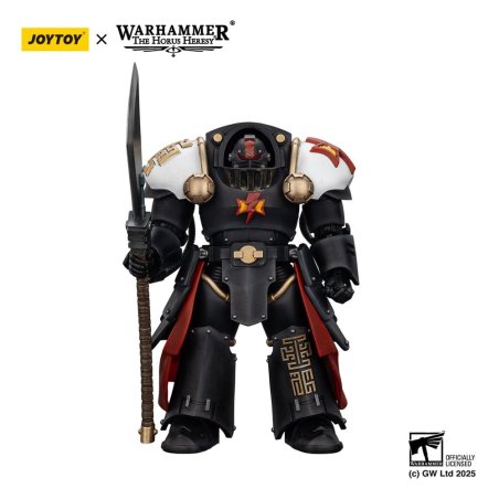 Warhammer The Horus Heresy Action Figure White Scars Ebon Keshig Terminator 2 with Power Glaive 13 cm