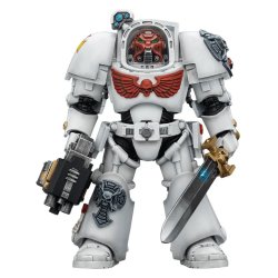 Warhammer 40,000 Action Figure White Scars Terminator 1 with Power Sword and Storm Bolter 14 cm