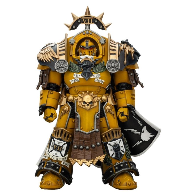 Warhammer Imperial Fists Action Figure Legion Praetor in Tartaros Terminator Armourwith Power Sword and Vigil Storm