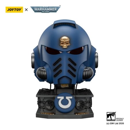 Warhammer 40,000 Captain MkX Helmet & Display Stand Ultramarines 44 cm