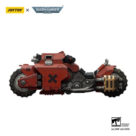 Warhammer 40,000 Raider-pattern Combat Bike Blood Angels with twin-linked bolt rifles 22 cm