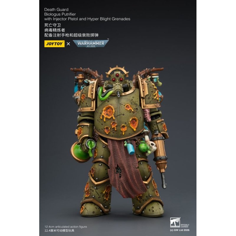 Warhammer 40,000 Action Figure Death Guard Biologus Putrifier 12 cm