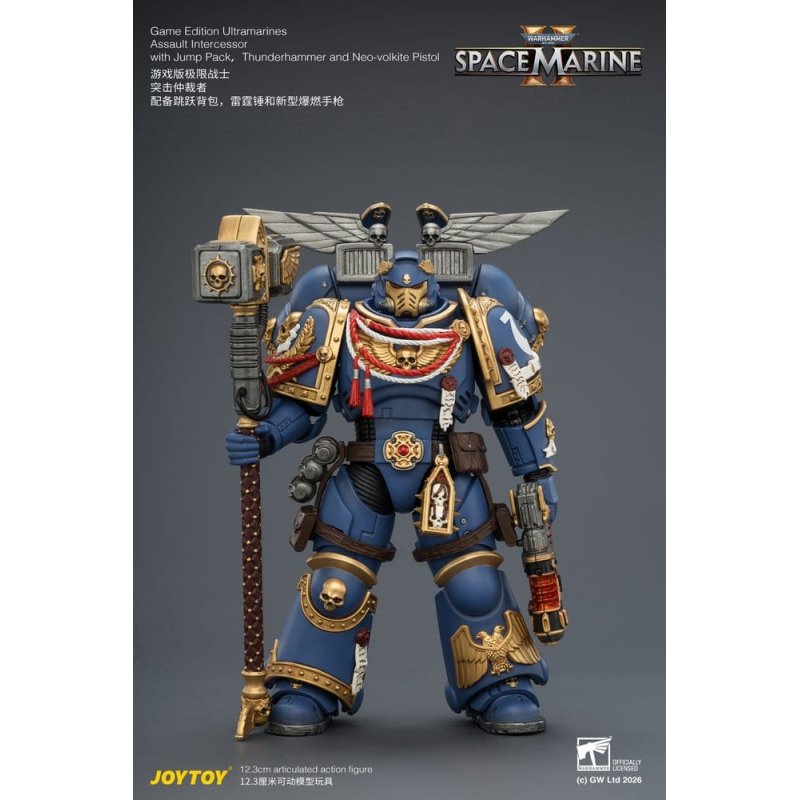 Warhammer Action Figure Game Edition Ultramarines Assault Intercessor 12 cm