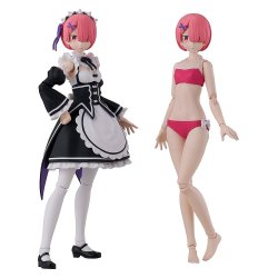 Re:ZERO -Starting Life in Another World- Kadokawa Plastic Model Series Plastic Model Kit Ram DX Ver. 16 cm