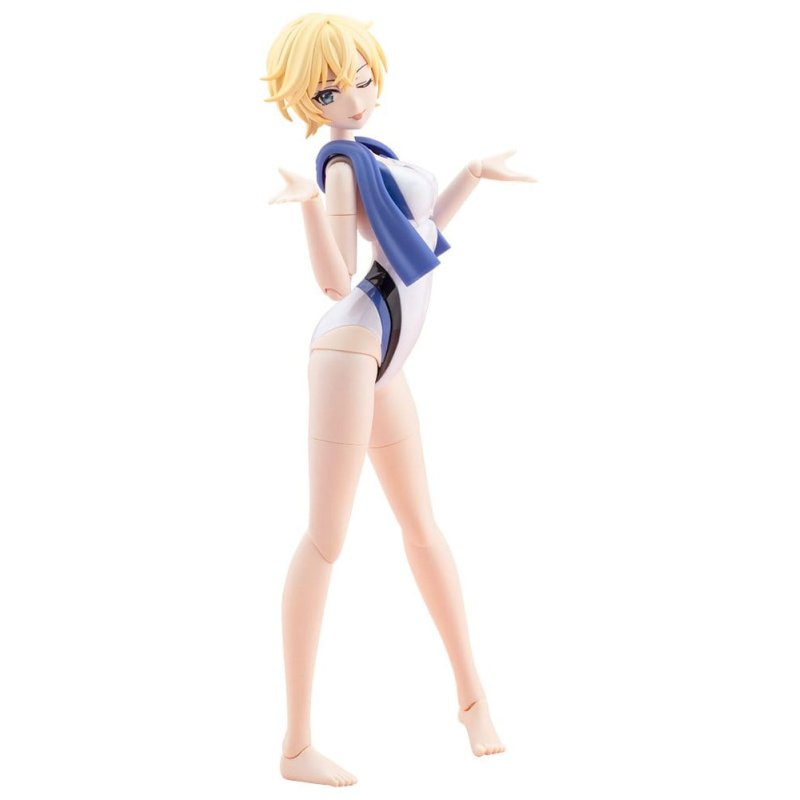 Sousaishojoteien Plastic Model 1/10 Rui Saotome Touou High School Competitive Swimsuit Dreaming Style White Dolphin 16