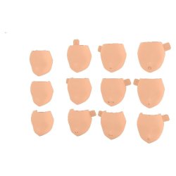 Megami Device M.S.G 08 Accessory Set 1/1 Face Set Buster Doll Skin Color D