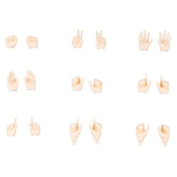 Megami Device M.S.G 09 Accessory Set 1/1 Hand Set Skin Color A