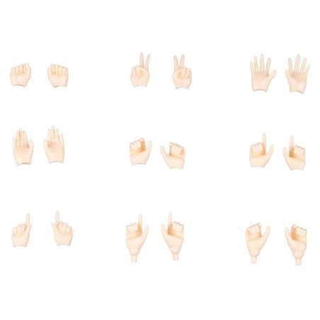 Megami Device M.S.G 09 Accessory Set 1/1 Hand Set Skin Color A