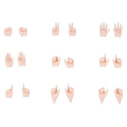 Megami Device M.S.G 09 Accessory Set 1/1 Hand Set Skin Color B