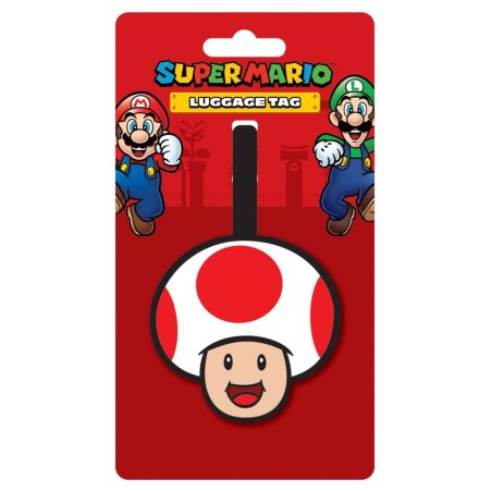 Super Mario Luggage Tag (Toad)