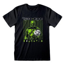 Star Wars The Mandalorian T-Shirt Handover Green Size S