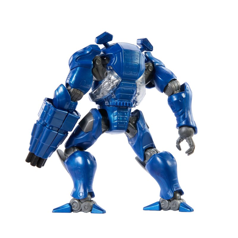 Masters of the Universe Combat Ready Roboto Figure Toy, 5.5 Inch Twist & Release Quick Draw