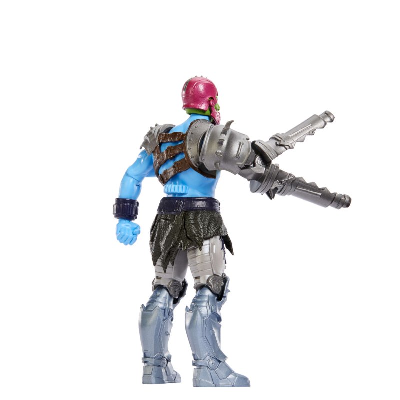 Masters of the Universe Cannon Transform Trap Jaw Feature Action Figure Toy, 5.5 Inch Twist & Release