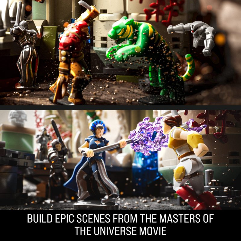 Masters of the Universe Mattel Brick Shop Construction Set Castle Grayskull