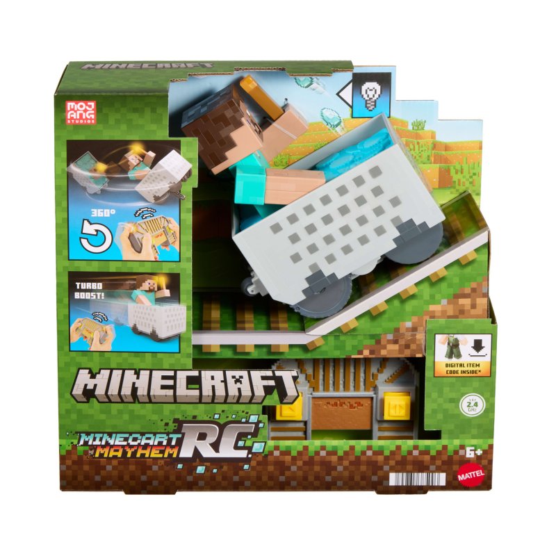 Minecraft RC Vehicle Steve in Minecart