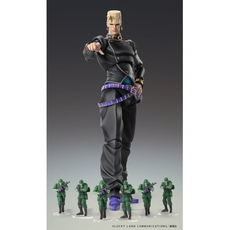 JoJo's Bizarre Adventure: Diamond Is Unbreakable Action Figure Chozokado Keicho Nijimura & Bad Company 17 cm