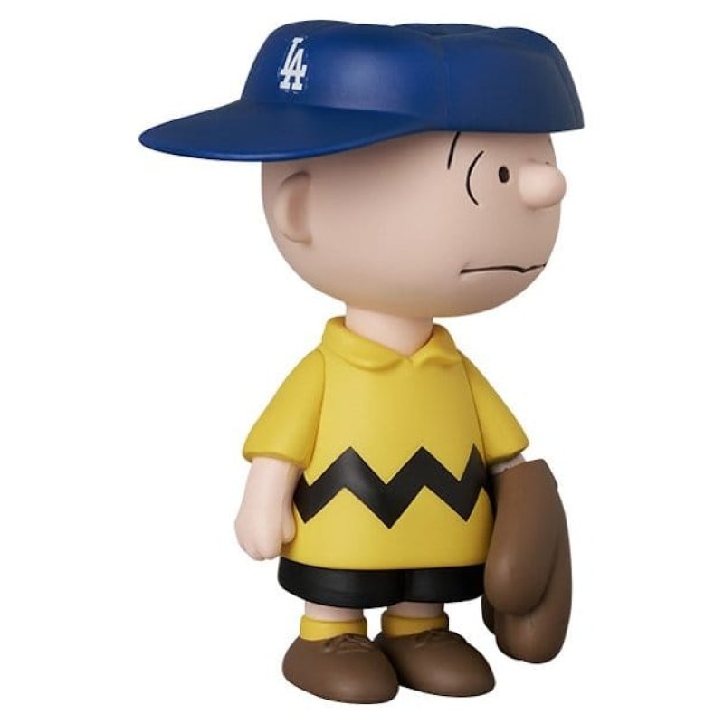 MLB × Peanuts UDF PVC Figure Los Angeles Dodgers Charlie Brown 9 cm