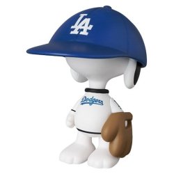 MLB × Peanuts UDF PVC Figure Los Angeles Dodgers Snoopy 7 cm