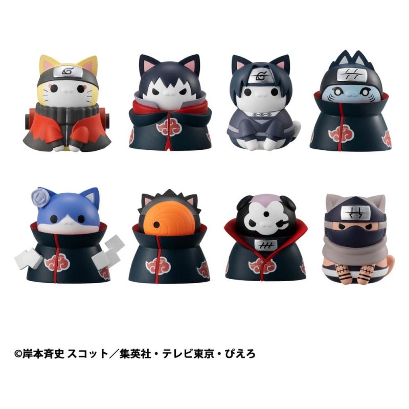 Naruto Shippuden Mega Cat Project Trading Figure Defense Battle of Village of Konoha! 3 cm Nyaruto! Blind Box