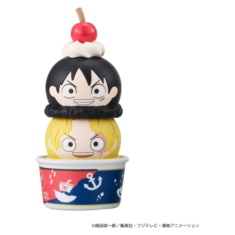 One Piece Tsumichen Stack up & Change Trading Figure 6-Pack 8 cm (with gift)