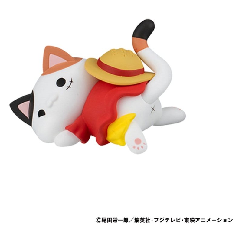One Piece Mega Cat Project Trading Figure Egghead NyanPieceNyan! Stickie! 3 cm Assortment (8)