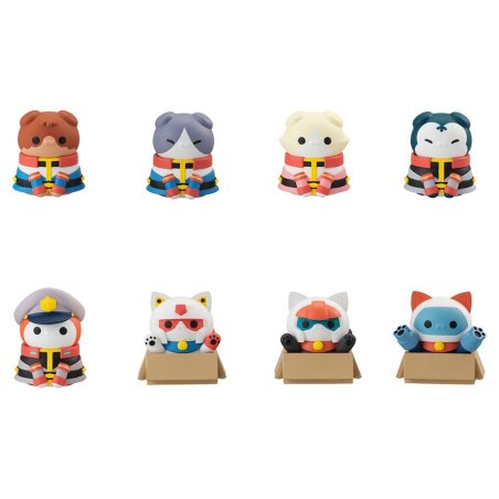 Gundam Mega Cat Project Mini Figures Nyandam We are the Earth Federation Forces! Blind Box Assortment (8) (Repeat)