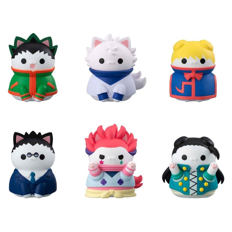 Hunter x Hunter Mega Cat Project Mini Figures Nyanter x Nyanter Hunter x Cat 3 cm Blind Box Assortment (8)