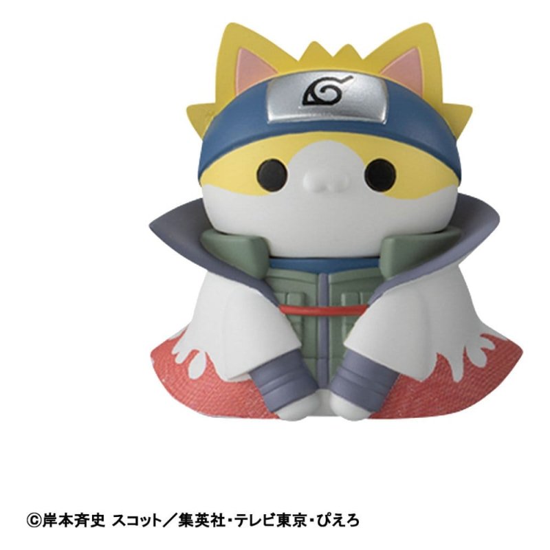 Naruto Shippuden Mega Cat Project Nyaruto! Once upon a time in Konoha village Mini Figures 3 cm Blind Box Display (8)