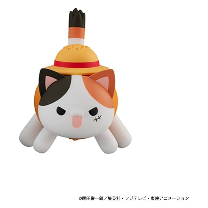 One Piece Mega Cat Project Nyan Piece Nyan! Luffy & the Seven Warlords of the Sea Mini Figures 3 cm Blind Box Display