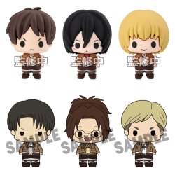 Attack on Titan Chokorin Collection Mini Figures 5 cm Blind Box Display (6)
