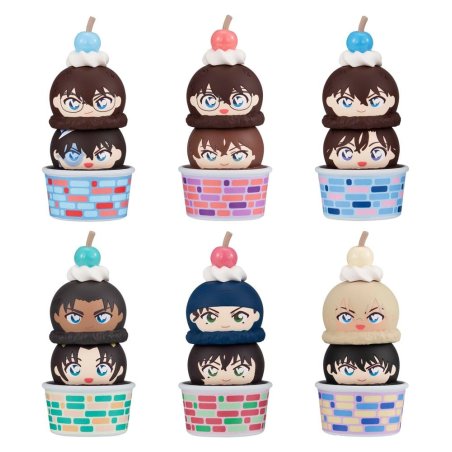 Detective Conan Tsumichen Stack up & Change Mini Figures 8 cm Blind Box Assortment (6)