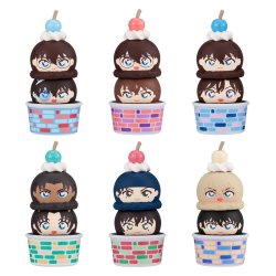 Detective Conan Tsumichen Stack up &amp Change Mini Figures 8 cm Blind Box Assortment (6) (with gift)