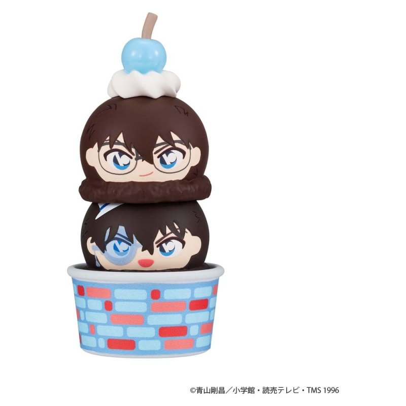 Detective Conan Tsumichen Stack up &amp Change Mini Figures 8 cm Blind Box Assortment (6) (with gift)