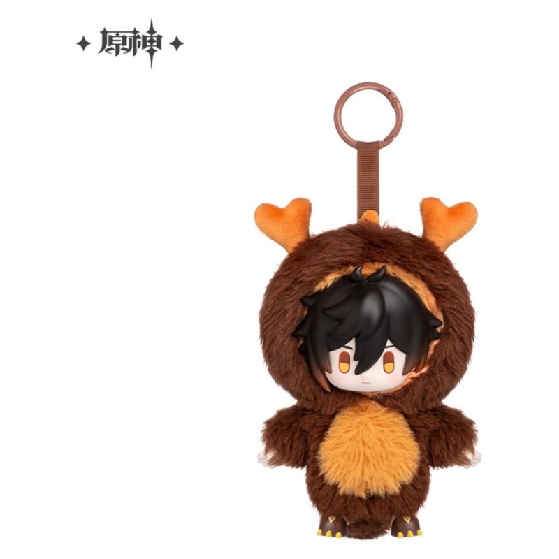 Genshin Impact Winter Nesting Series Vinyl Plush Keychain Zhongli 15 cm