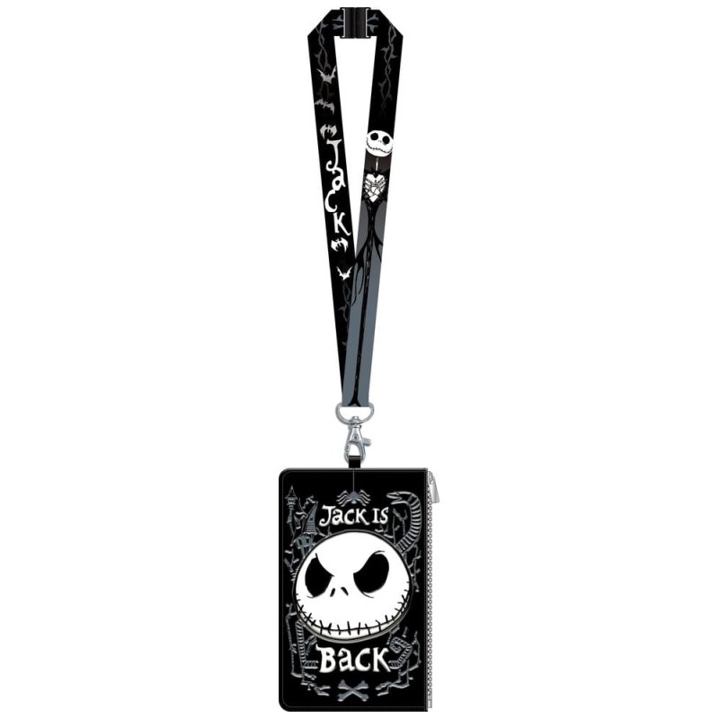 The Nightmare Before Christmas Lanyard with Pouch Passport Holder