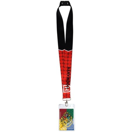 Harry Potter Deluxe Lanyard with Card Holder Hogwarts Crest