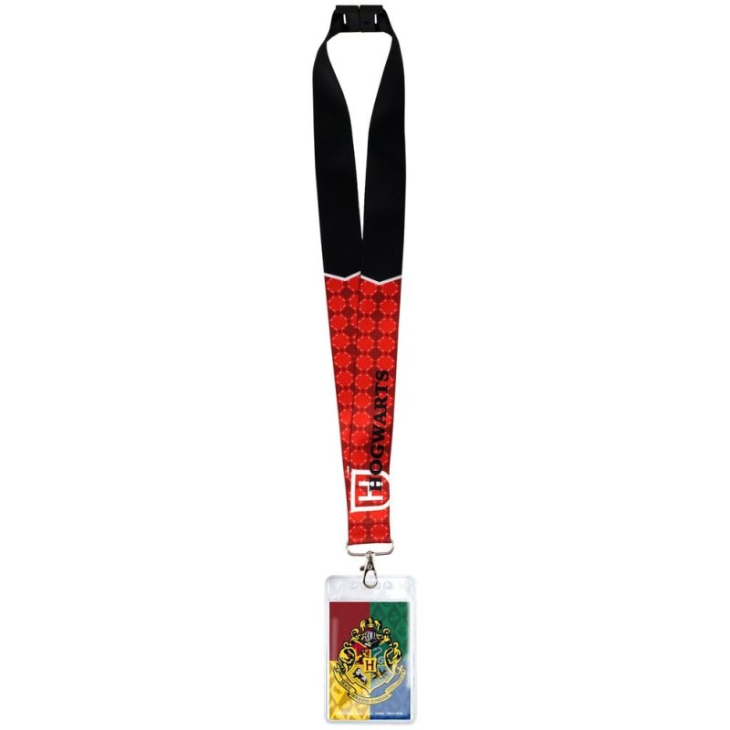 Harry Potter Deluxe Lanyard with Card Holder Hogwarts Crest