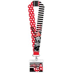 Mickey Mouse Deluxe Lanyard with Card Holder Minnie