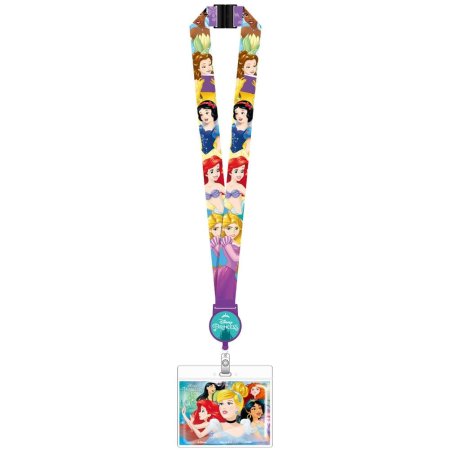 Disney Princess Deluxe Lanyard with Card Holder Retractable