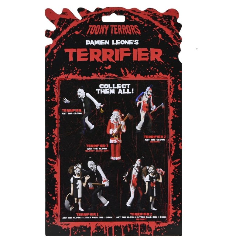 Terrifier 3 Toony Terrors Action Figure Santa Suit Art the Clown (Bloody Version) 15 cm
