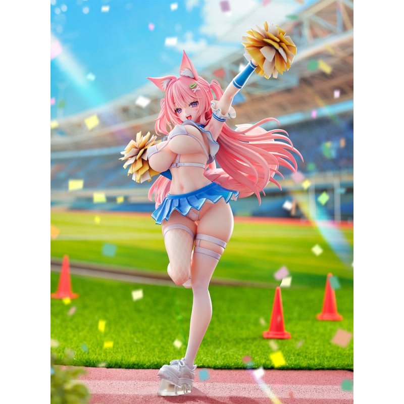 Original Character Statue 1/5 Kemomimi Cheer Girl illustration by Yatanuki Kei 35 cm