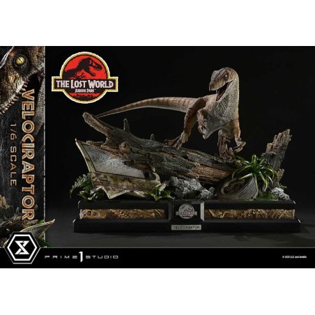Jurassic Park II Legacy Museum Collection Statue 1/6 Velociraptor Bonus Version 41 cm